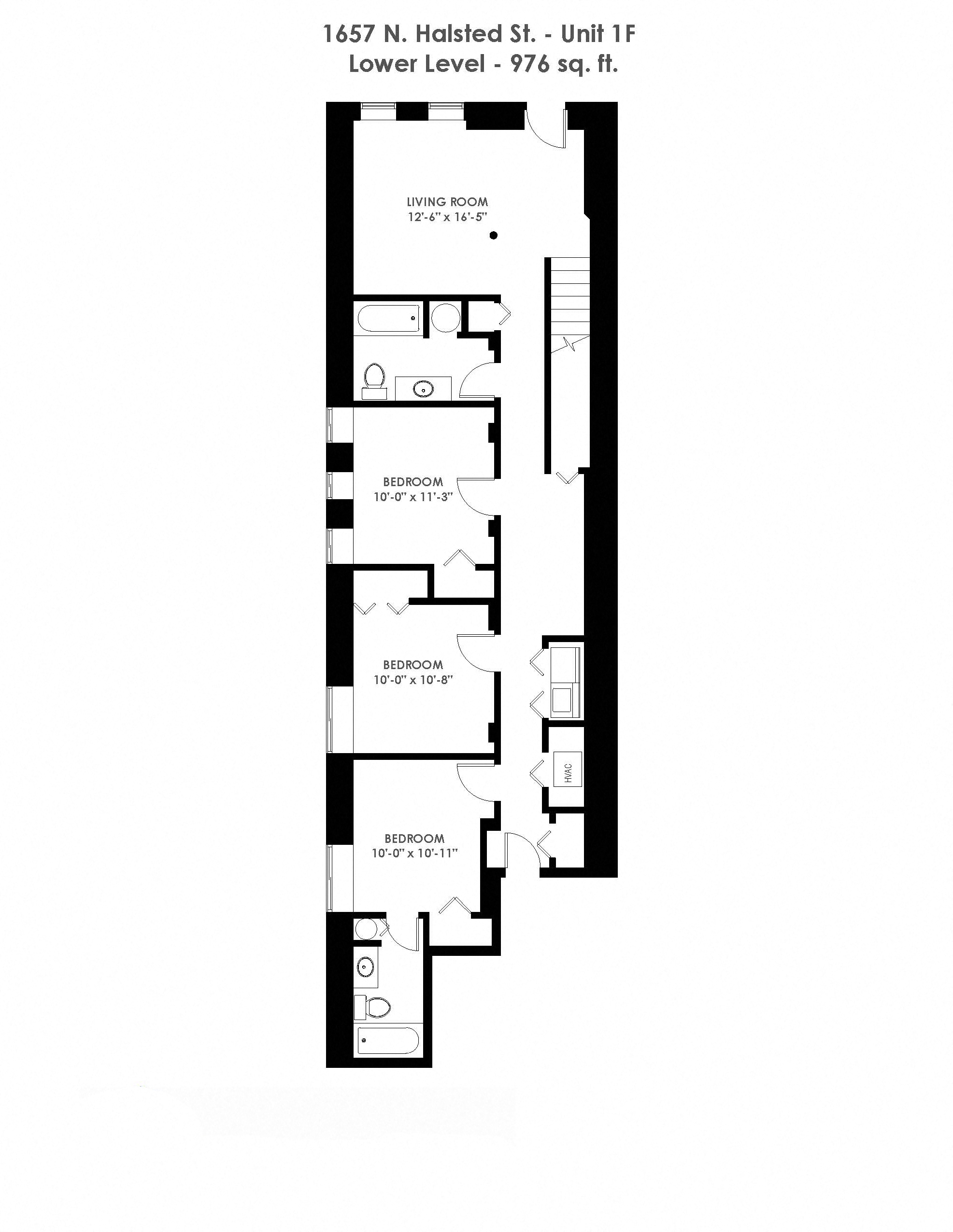 1657 Halsted Floor Plan
